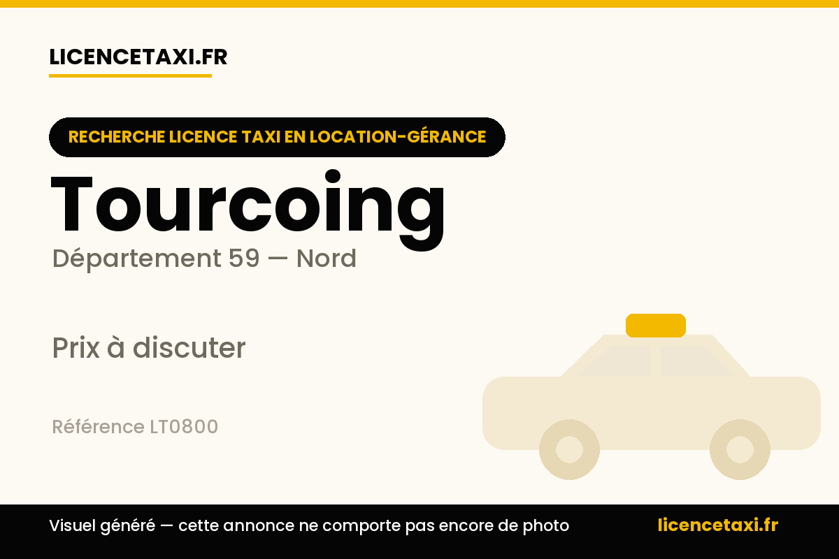 Recherche ADS Taxi CPAM Tourcoing,Roubaix,Lille et métropole lilloise
