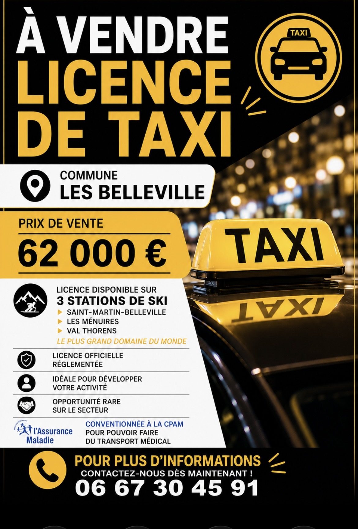 Licence commune les Belleville Savoie meilleure station du monde conventionnée CPAM